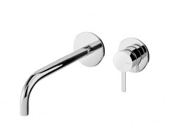 MONOMANDO LAVABO MURAL CAÑO 17cm LUSITANO BRUMA